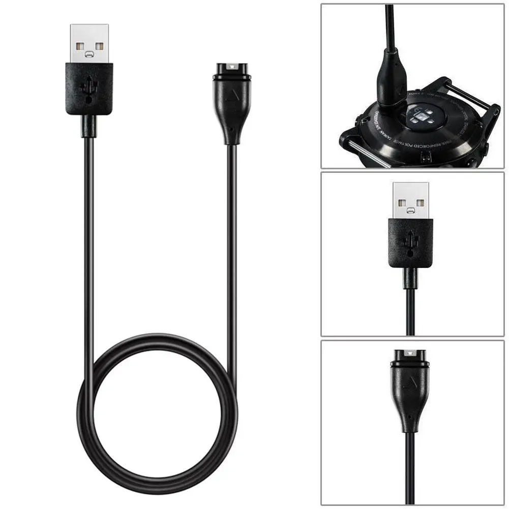 1 м/3 фута USB быстрое зарядное устройство кабель для передачи данных зарядное устройство для Garmin Fenix 6 6S 6X Pro Fenix 5 5S 5X Forerunner 945 935 Vivoactive 3
