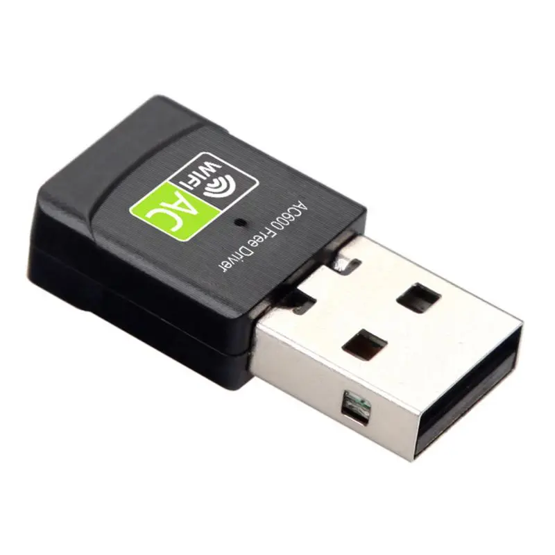 USB WiFi адаптер AC600 Мбит/с двухдиапазонный 2,4/5 ГГц беспроводной USB компьютер WiFi ключ