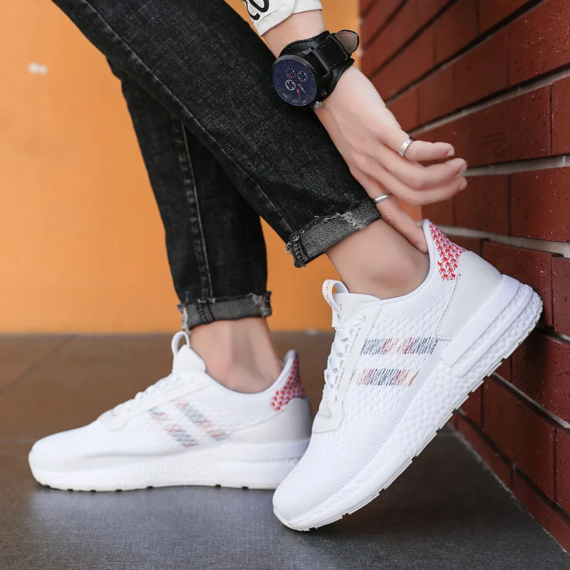 Invomall Spring Summer Men's Fashion Mesh Sneakers
