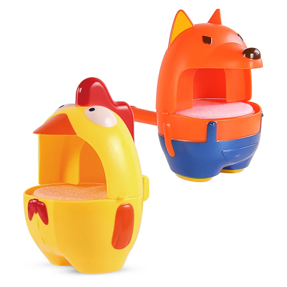 

Newest Dual Mode Kids Bubble Machine Cartoon Chicken Bubble Machine Soap Bath Toy Parent-child Interaction Bath Toy Hot Sale J71
