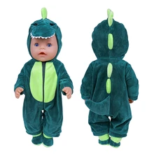 

Doll Clothes for 17 Inch Dolls Baby Born Outfit Rompers 43-46 Cm Reborn Doll Clothes Interactive Toys for Kids Festival Gifts