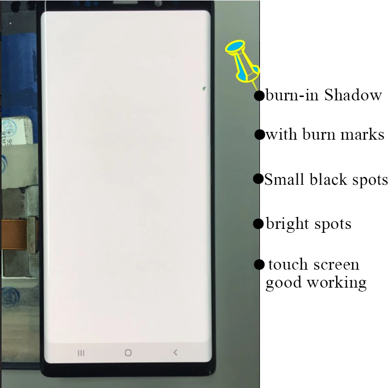 Тестовый ЖК-дисплей для samsung Note 9 lcd N960F lcd для samsung Note 9 N960F ЖК-экран сенсорный дигитайзер сборка