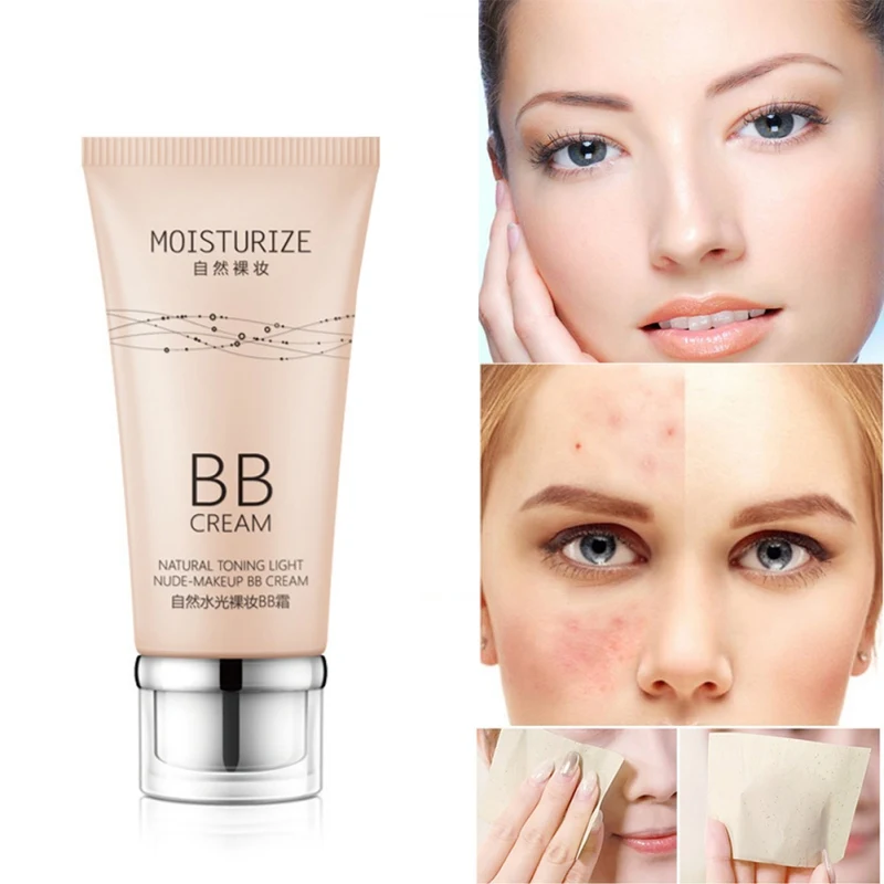 Натуральный тонизирующий Светло-телесный макияж увлажняющий bb-крем-чехол удаляет даже цвет кожи Bb крем 50 г