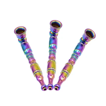 

1PC New Multicolor Portable Removable Cleaning Metal Tobacco Pipe Herb Smkoing Pipe Tobacco Pipe Gift