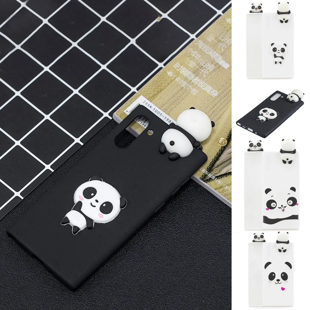 For Samsung Galaxy Note 10 6.3inch Panda New Personalized Print Phone Case Ultra Thin Soft Silicone Cute Cartoon Phone Case
