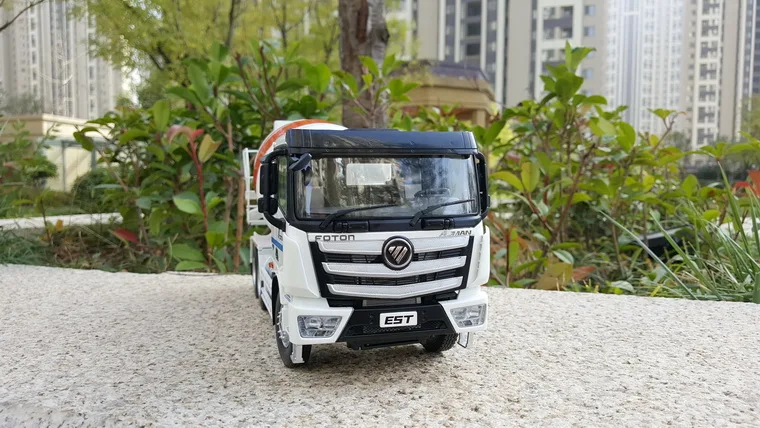 Авторизованный подлинный 1:24 Масштаб Foton Auman EST LOXA L9 Бетономешалка Инженерная техника литая игрушка модель f
