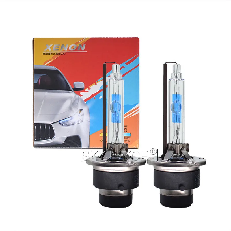SKYJOYCE 2PCS D2S 5500K 35W Xenon HID Bulbs Fast Bright UV Free 35W D4S Xenon HID Lamps Replacement For D2 D4 Car Headlight Kit (1)