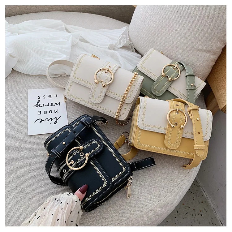 

French small bag female 2019 new wild girl chain shoulder bag summer fresh fashion crossbody bag