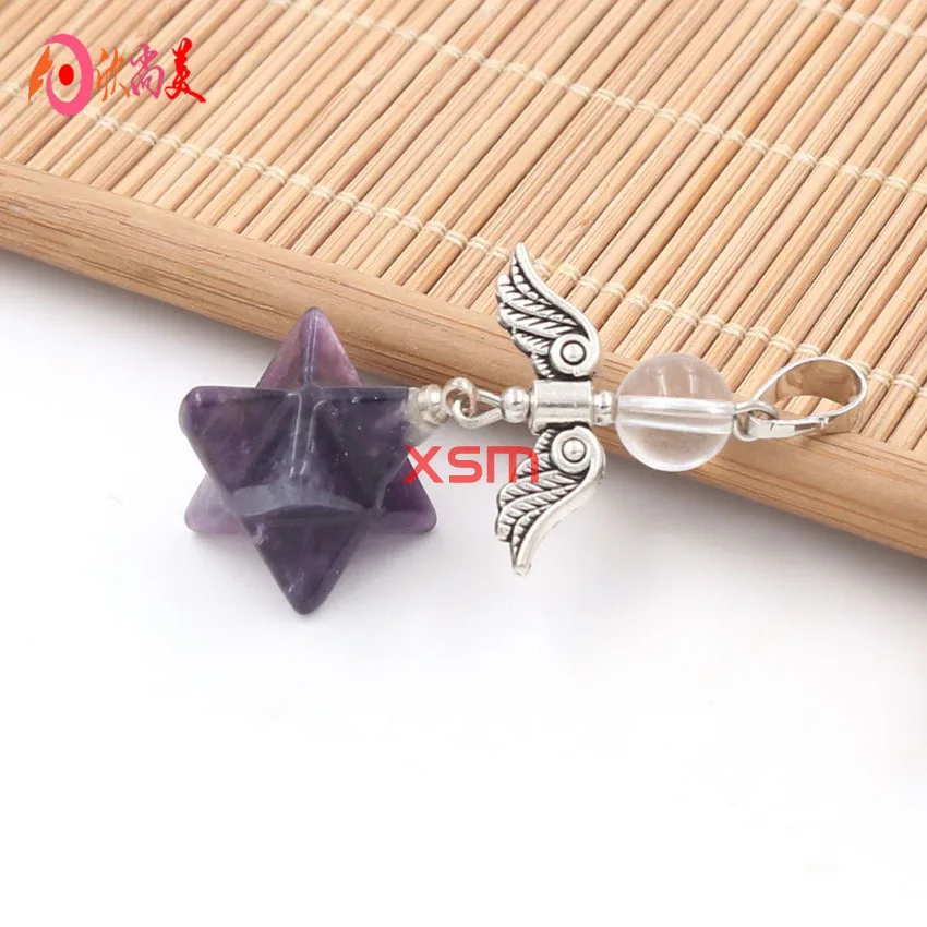 Ожерелье с кулоном в виде крыльев Ангела Женская мода Merkabah ожерелье с кулоном подарок для пары Новые продукты