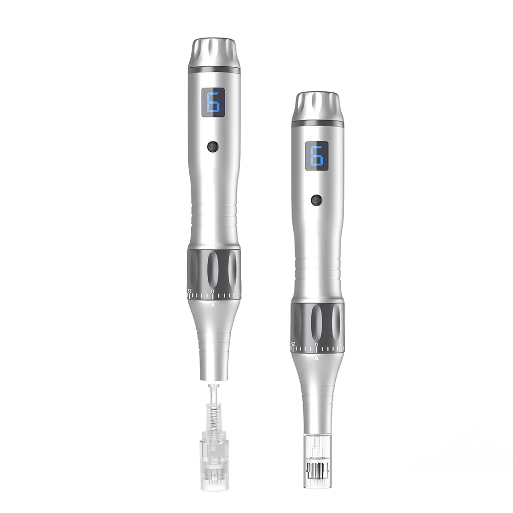 Mts Wireless Dermapen Elettrico Professionale Microneedling Penna Bellezza Facciale Microneseed Machine Derma Mesoterapia Ago