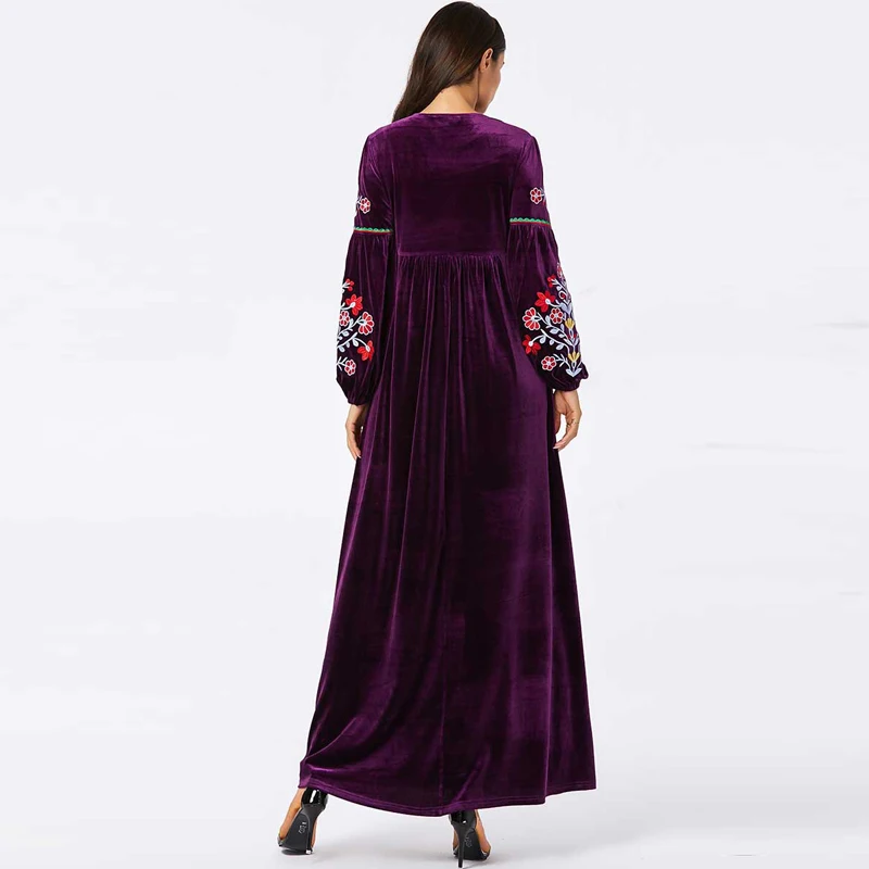 Dubai Abayas for Sale Big Sale f2ea9 Velvet Abaya Dubai Hijab Muslim Dress 