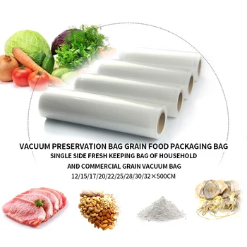 

1/2Rolls/Lot Vacuum Sealer Bag For Food Vacuum Sealer Food Fresh Long Keeping Bag Vacuum Packer 12/15/17/20/22/25/28/30/32cm New