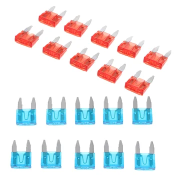 

20X 10A 15A Mini Fuse Blade Fuse Assortment For Car Boat Truck SUV Assorted