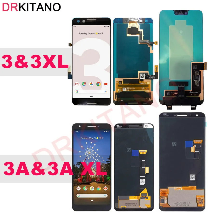 Original Screen Google Pixel 3 3A LCD Display