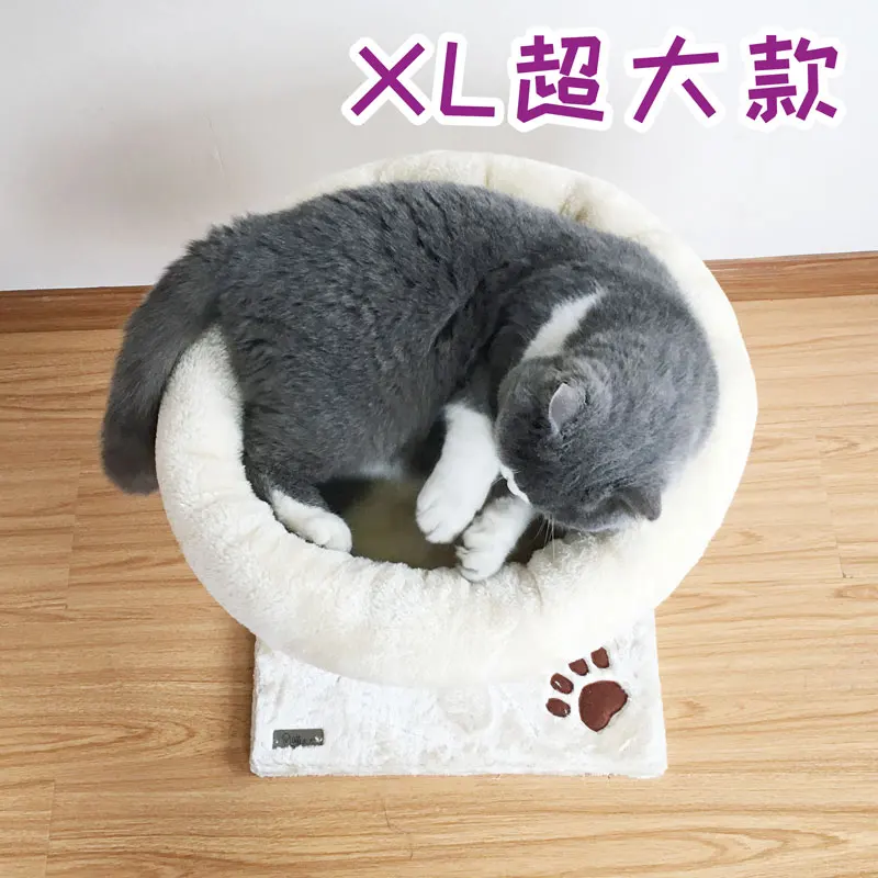 Четыре сезона увеличенный кошачий помет маленький кот альпинистская рамка сизаль-кошка скретч доска дерево дом жир кошка игрушки