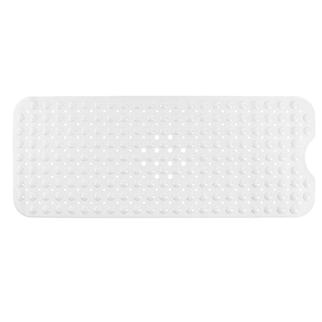 Прозрачный ковер Товары для ванной коврик для ванной присоска коврики для ванной ПВХ нескользящий коврик для ванной - Цвет: Белый