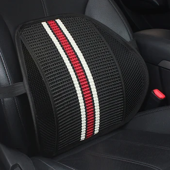

40*39cm Car Back Support Cushion Lumbar Support with Double-Layer Mesh for Car Office Home Seat Office Chair Lumbar Back Support