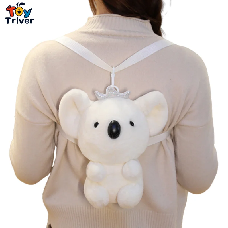 Новый Рюкзак Kawaii Koala Bear Koalas Husky Elephant сумка плюшевая игрушка кукла для детей