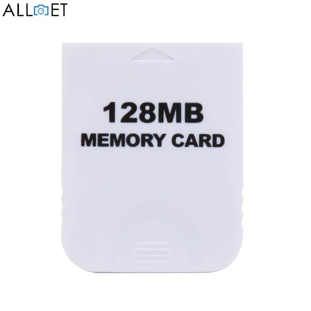 4MB 8 Мб 16 Мб 32 Мб 64 Мб 128 МБ 256 МБ 512 Мб памяти для хранения карт для геймпад для nintendo wii консоль ГК Gamecube N GC игра карты памяти Сохранить Saver, подарок на Рождество - Цвет: White 128MB