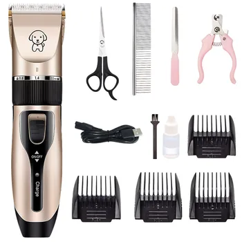 

Smarthome Pet Electric Clipper Rechargeable Low-noise USB Hairdressing Set Dog Shaving Electric Cat Dog Hair Trimmer Grooming Cu
