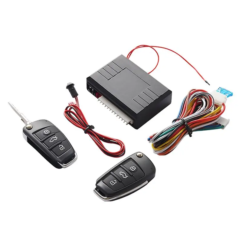 Universal Car Auto Keyless Entry System Button Start Stop LED Keychain