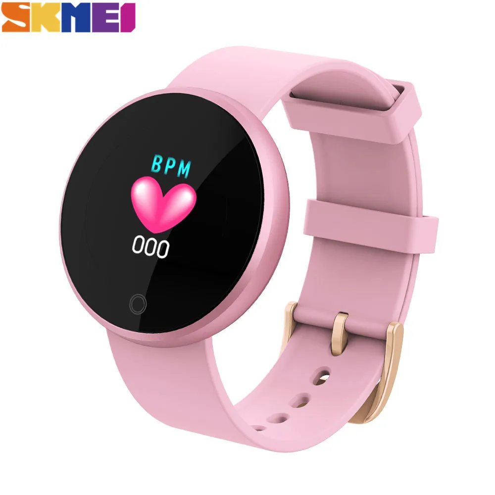 SKMEI модные женские туфли Smart цифровые часы женский период напоминание HeartRate