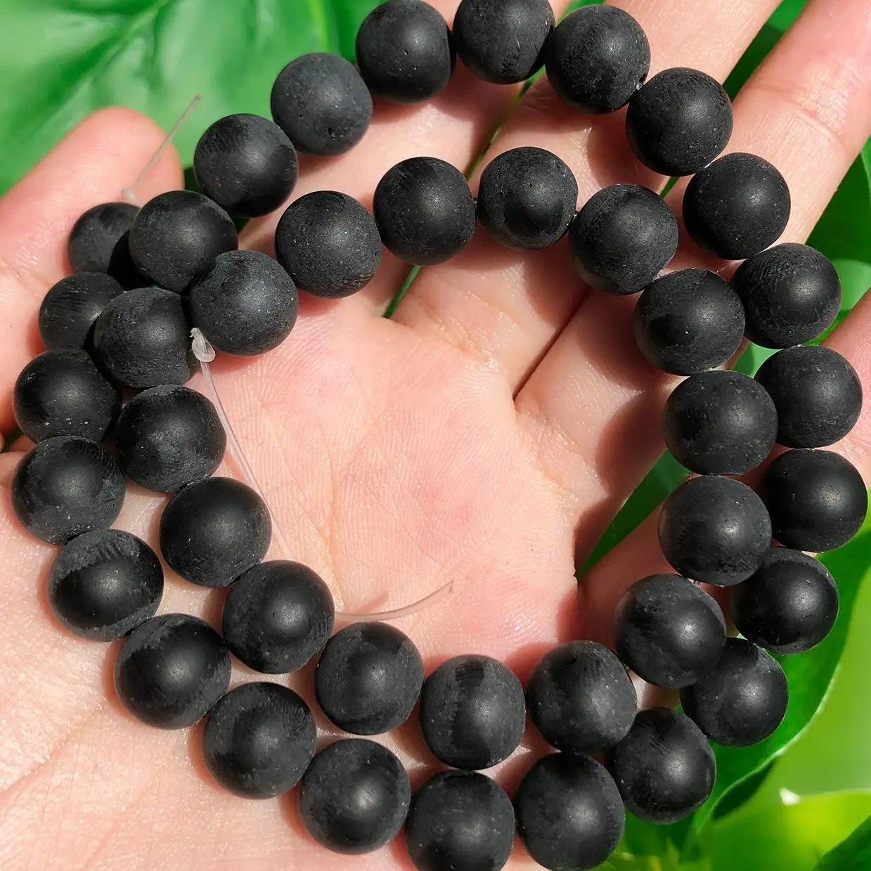 Perles en Pierre Naturelle Rouge Noire, Onxy 256, Lave, Œil de Tigre,  Espacement pour Bijoux de Direction, Bracelet, Collier, DIY, 4, 6, 8, 10mm  - AliExpress