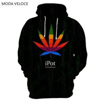 

MODAVELOCE IPOT Hoodie Polyester With Wool Cotton Hoodie Korean Anime's Black Hoodie Men