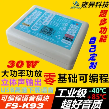 

Programmable Voice Module / Voice Recording and Playing Module / Voice Module / Voice Prompt Fs-k93 MODBUS