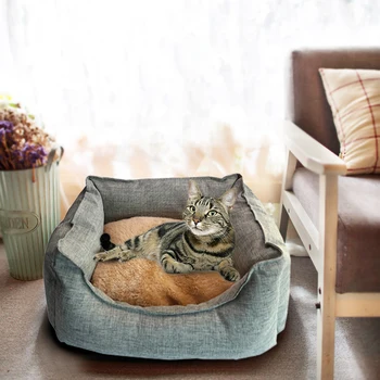 

Winter Pet Nest Soft and Warm Plush Dog and Cat Mat With A Comfortable Sponge Slip Bottom Suitable for Pets Snooze