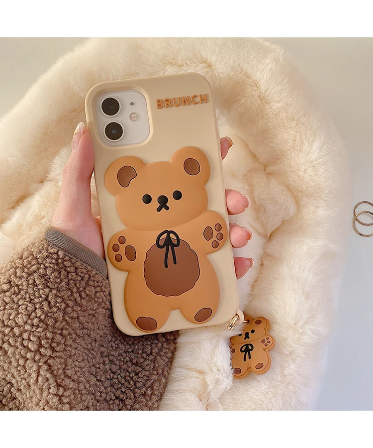 Kawaii Cookie Bear Phone Case