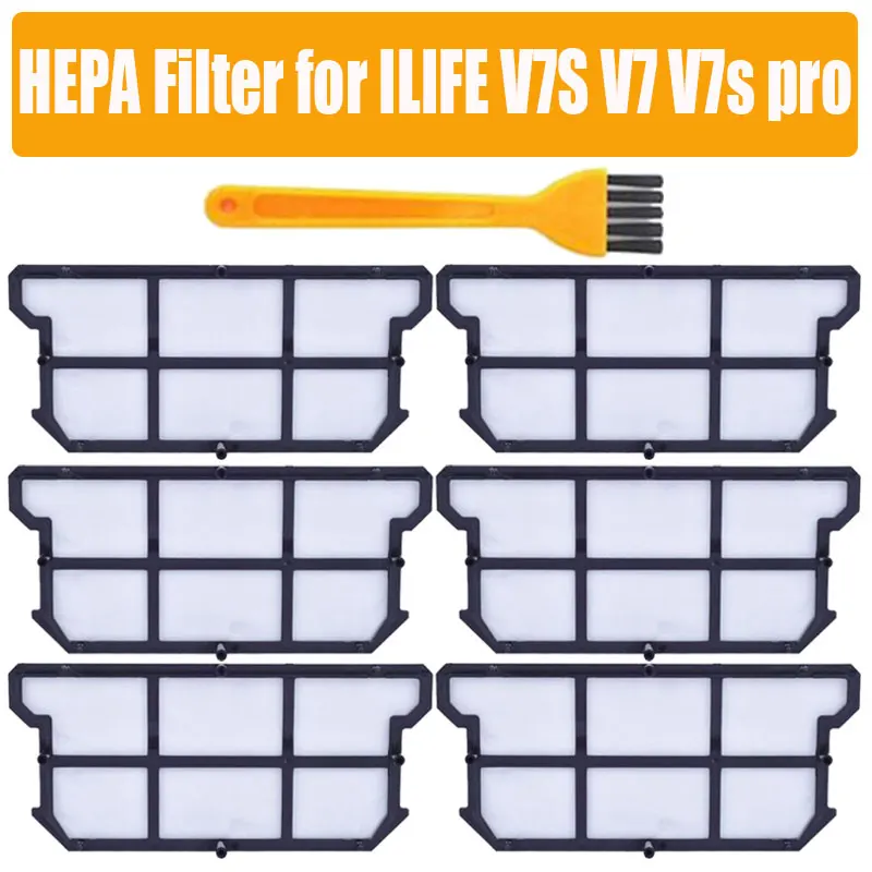 Эффективный фильтр hepa против пыли для ILIFE V7S V7 V7s pro ilife v7s plus робот пылесос аксессуары Запчасти