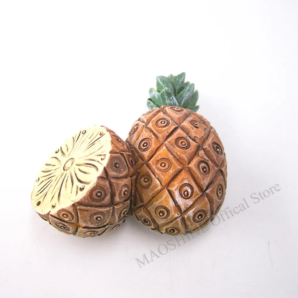 Магнит на холодильник, сувенир, наклейка на холодильник, Ananas Comosus, имитация фруктов, страны, 3D Смола, Декор, примечание, детский подарок, ручная роспись