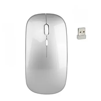 

2.4GHZ Wireless Optical Mouse USB Rechargeable Ultra thin Quiet Mouse Wireless Connection Technology Mouse for Office
