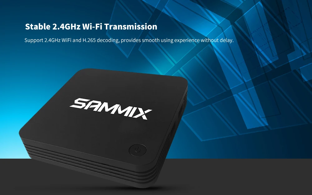 SAMMIX K91 Smart tv Box Amlogic S905L армированный Mali-450 телеприставка 1 Гб ram+ 8 Гб rom 2,4 ГГц Wi-Fi RealVideo 8 9 10 H.265 поддерживает 4K