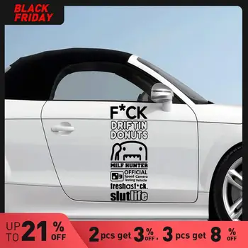 

Creative Driftin Donuts Text Auto Sticker And Decals Motorcycle Car Styling Accessories