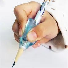 1 шт. ручка силиконовый карандаш ручки два пальца коррекция осанки при письме дети Дети письма канцелярские принадлежности Набор ручка держатель