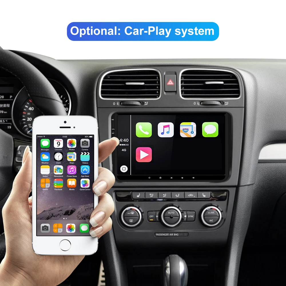 Isudar 1 Din Android 10 авто радио для Volkswagen/VW/POLO/PASSAT/Golf/Skoda/Octavia/Seat/Leon Автомобильный
