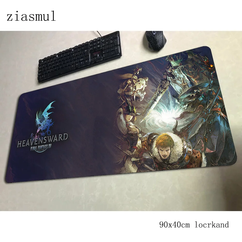 Final fantasy xiv коврик для мыши 900x400x3 мм игровой коврик для мыши xl коврик для мыши для геймера компьютерный стол Kawaii коврик notbook mousemat pc