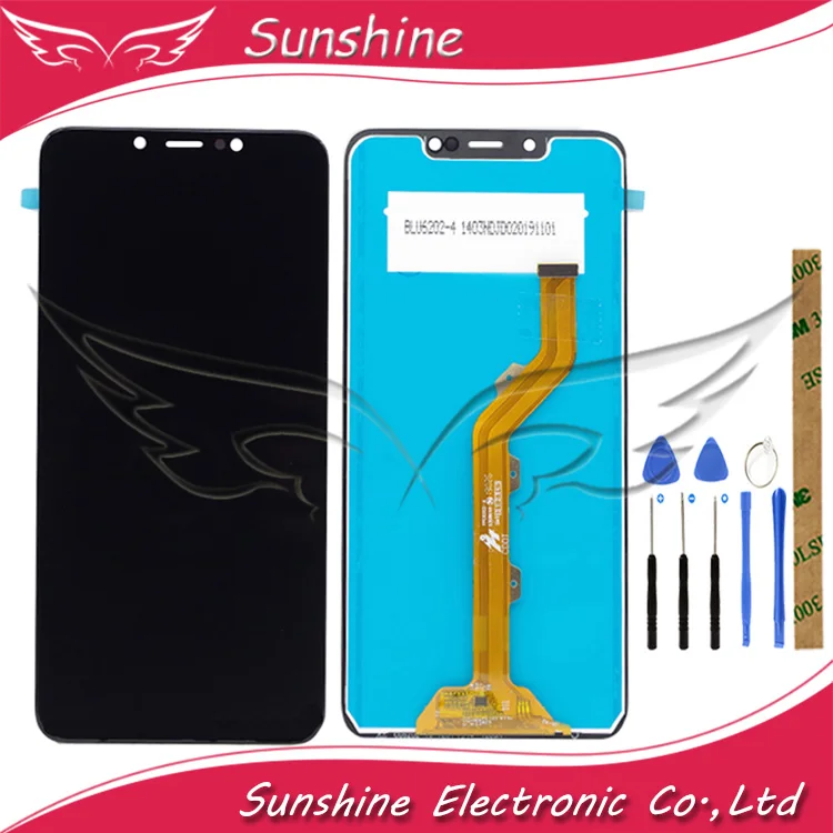 

ZQ Good Quality LCD Display Screen For Tecno Spark 3 KB7 LCD With Touch Panel Digitizer Screen Assembly