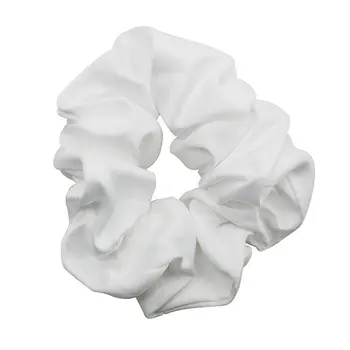 

New Korean Version Of Satin Fabric Elastic Hair Ring Hair Rope Multicolor Hair Accessories Jewelry Large Intestine Ring