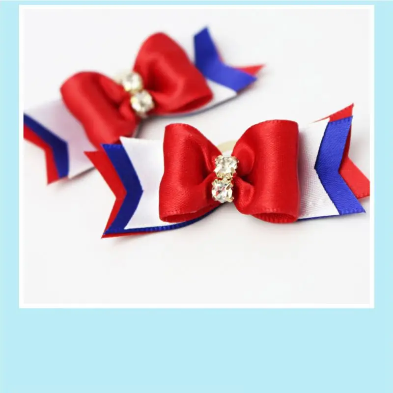 28Pcs Christmas Small Puppies Collar Attachment Bow Ties Cat Dog Bowties Charms U50E