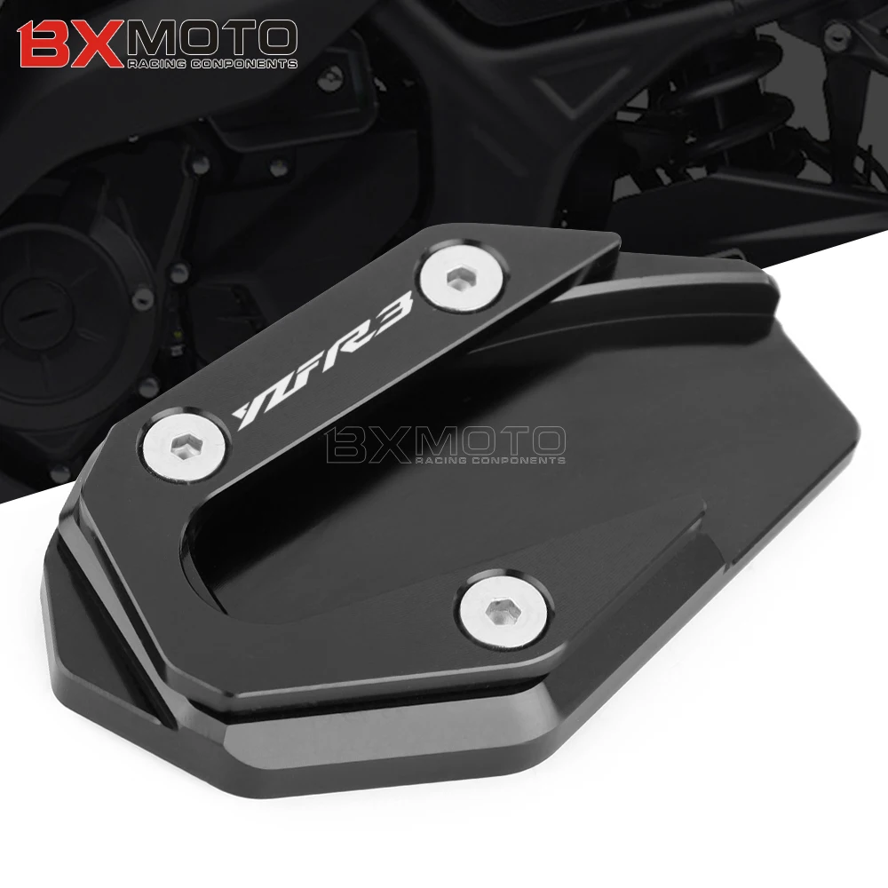 

Kickstand Sidestand Stand Extension Enlarger Pad For YAMAHA R3 YZF-R3 2017-2018-2019 2020 MT03 MT-03 Motorcycle Accessories