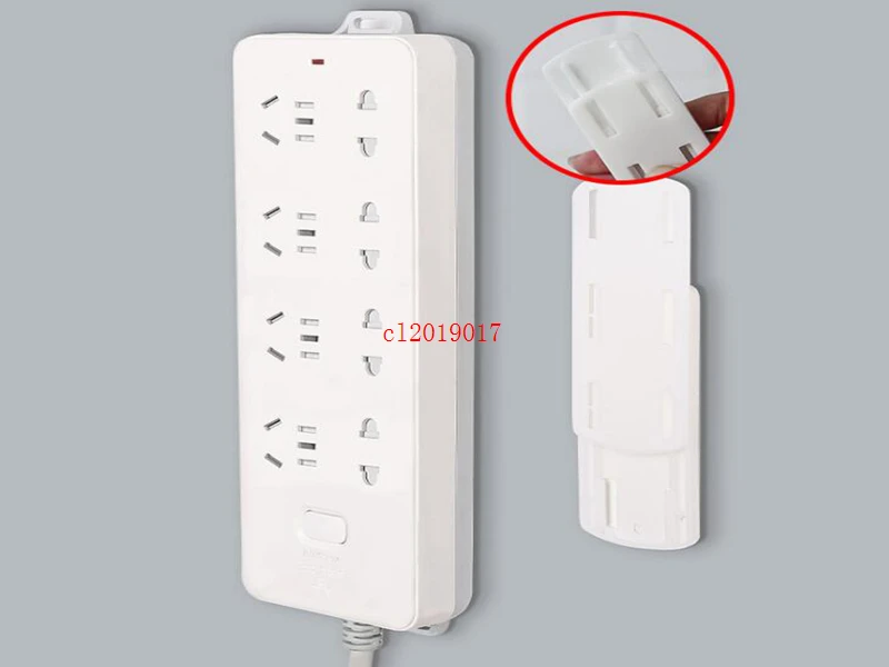 

new type of wall mounted row plug retainer creative no-punch portable powerful traceless plug wall paste