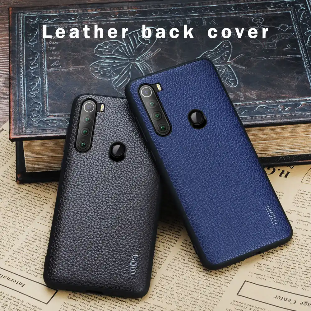 For Xiaomi Redmi Note 8 Pro Case Mofi For Xiaomi Redmi Note 8 Case 8t Leather Business Soft Frame Black Brown Red Redmi Note 8t Phone Case Covers Aliexpress
