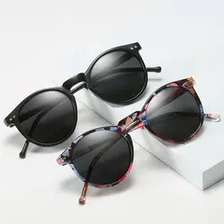 Модные солнцезащитные очки для мужчин и женщин Поляризованные Ретро брендовый дизайн круглые солнцезащитные очки оттенки Oculos De Sol UV400 очки