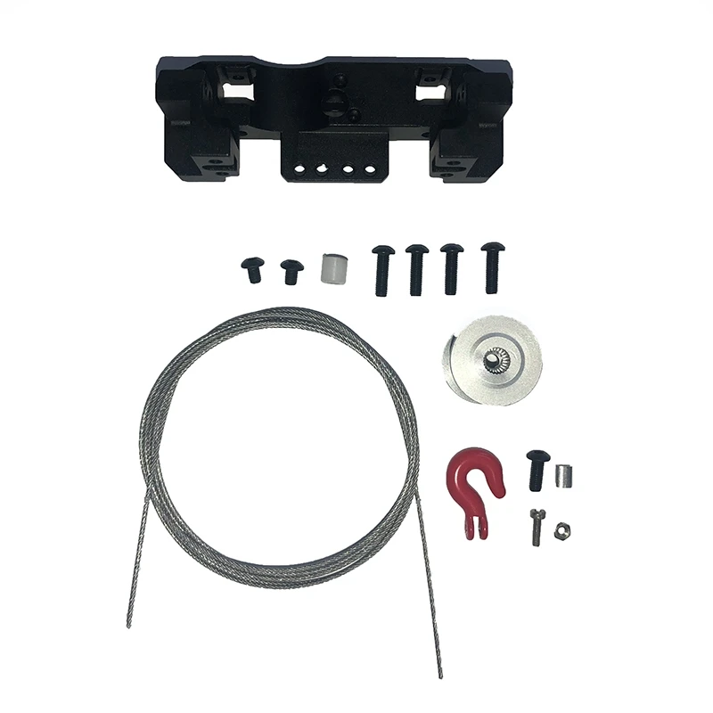 

1/10 for Trx4 RC Car 25T Multifunction Standard Steering Gear Built-In Front Winch Bracket Mount Option Upgrade Part