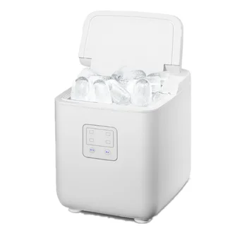 

15kg ice making machine automatic commercial small milk tea shop manual round ice making machine mini