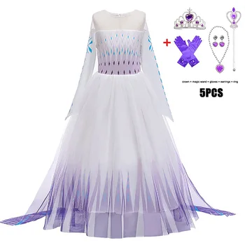 

Princess Dress For Girls Clothes Kids Longsleeve Party Dresses Halloween Carnival Costume Kids Christmas Vestidos 2-6-7-10 Years