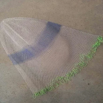 

Outdoor New Portable Collapsible Nylon Fishing Net Nylon Replacement Fishing Net Basket Diamond Depth Mesh